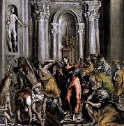 GRECO, El The Purification of the Temple after France oil painting artist